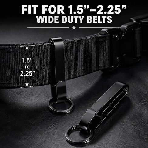 Duty Belt Key Holder Quick Release Belt Clip for Keys Fits 15-225 Inch Belt in Saudi Arabia