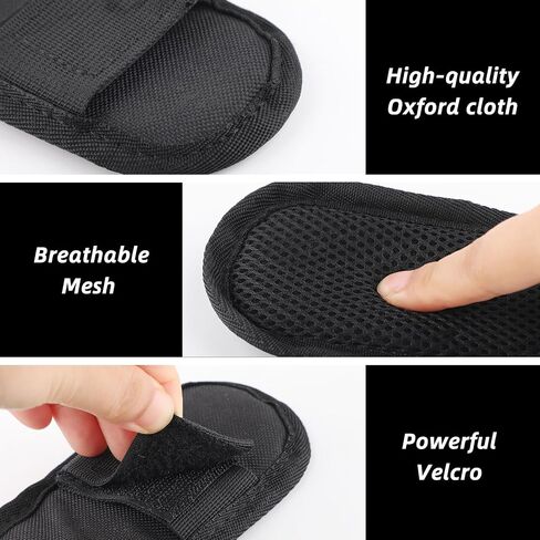 2 Pcs Black Shoulder Strap Pad,Universal Extra Thick Replacement Shoulder Strap Pad, Removable Fastener Cushions for Backpack Satchel Guitar Strap,Black Ergonomic Design for Comfortable Carrying in Saudi Arabia