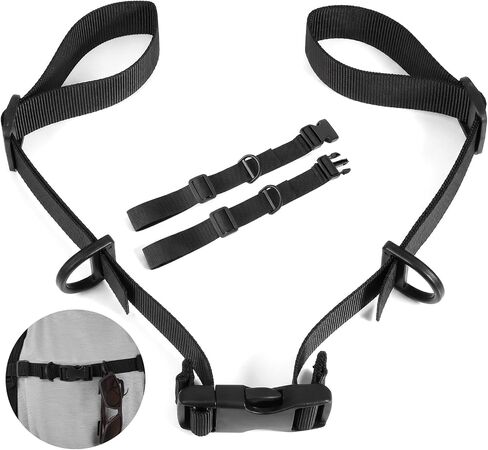 2Pcs Backpack Chest Strap Add on- Adjustable Sternum Straps for Backpacks in Kuwait