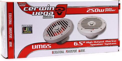 Cerwin Vega XM69W 6"x9" 2-Way Marine Coaxial Speakers White Pair in Saudi Arabia