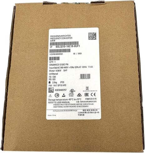 SMOCONE Expedited 6SL3210-1KE18-8UF1 New and Sealed in Box 6SL32101KE188UF1 1 Year Warranty and Fast in Saudi Arabia