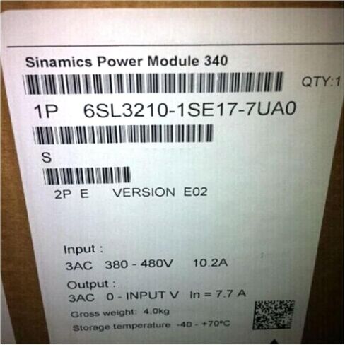 SMOCONE Expedited 6SL3210-1SE17-7UA0 New and Sealed in Box 6SL32101SE177UA0 1 Year Warranty and Fast in Saudi Arabia