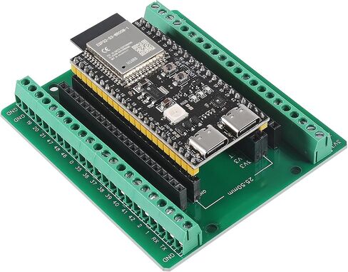 1Sets ESP32 S3 Development Board 2.4G WiFi BT Module Internet of Things ESP32-S3-WROOM-1 N16R8 MCU 44Pin 8M PSRAM with Expansion Adapter in Saudi Arabia