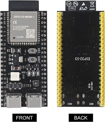 1Sets ESP32 S3 Development Board 2.4G WiFi BT Module Internet of Things ESP32-S3-WROOM-1 N16R8 MCU 44Pin 8M PSRAM with Expansion Adapter in Saudi Arabia