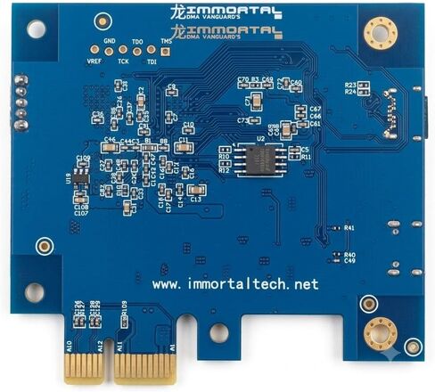 IMMORTAL Vanguard 100T DMA Card – Artix-7 XC7A100T FPGA, PCILeech/MemProcFS Compatible – USB-C/PCIe Direct Memory Access Board – FT601 up to 400 MB/s, Aluminum Heatsink, Firmware-Upgradable in Saudi Arabia