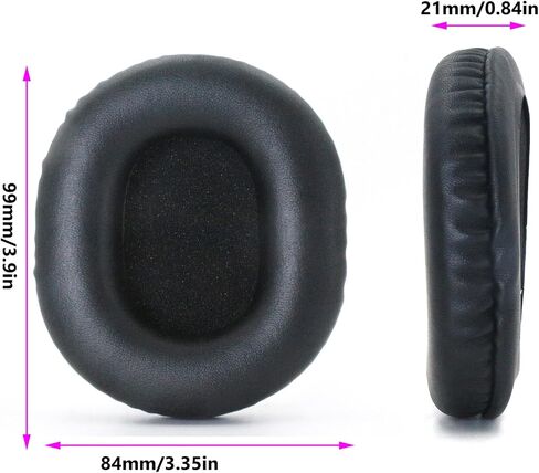 Replacement Earpads for Audio-Technica M50X ATH MSR7 M40X Headphones -Black in Saudi Arabia