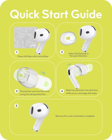 Gcioii 3 Pairs Ear Tips Covers for AirPods 4 [Fit in Case] Anti Slip Silicone Ear Tips,Anti Scratches Accessories Compatible with Apple AirPods 4th Generation (Translucent) in Saudi Arabia