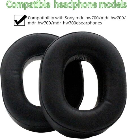MDR-HW700 Earpads Replacement for Sony MDR-HW700DS - Black in Saudi Arabia