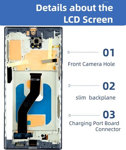 for Samsung Galaxy Note 10 Plus Screen Replacement with Frame in Saudi Arabia