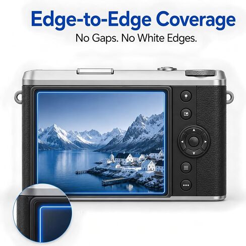 Model-Specific Custom Fit for Hasselblad bl907X & CFV 100C 907X 50C Camera Screen Protector – 2-Pack, 9H Hardness Tempered Glass, Full-Screen Edge-to-Edge, Crystal Clear, Bubble-Free, Anti-Scratch in Kuwait