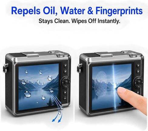 Model-Specific Custom Fit for Hasselblad bl907X & CFV 100C 907X 50C Camera Screen Protector – 2-Pack, 9H Hardness Tempered Glass, Full-Screen Edge-to-Edge, Crystal Clear, Bubble-Free, Anti-Scratch in Kuwait