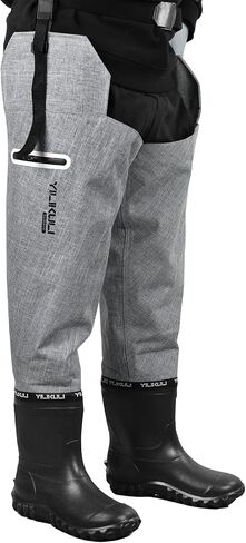 Hip Waders for Men Waterproof, Lightweight Women's Hip Boots with Cleated Soles for Fishing in Kuwait