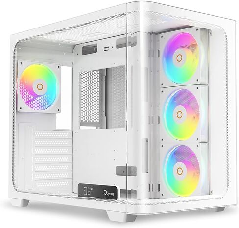 Iota C70 WH Curve ARGB Digital Gaming PC Case,270° Curved View,ATX/MATX/ITX in Saudi Arabia