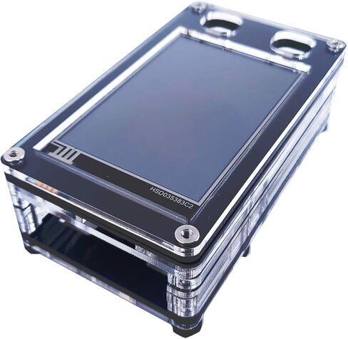 DRPi-3.5NSX Nextion Screen Case – Raspberry Pi4/Pi3 B+, Duplex MMDVM v1.0, and Enhanced 3.5" Nextion Screen (Included) ~ Black Ice (Black) in Saudi Arabia