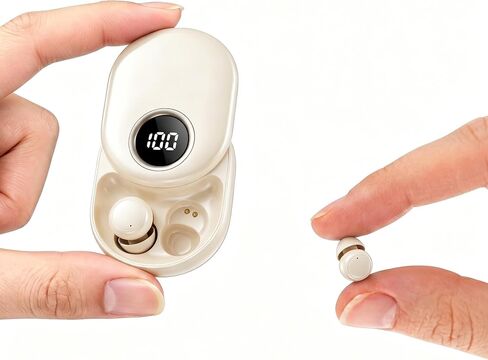 Invisible Sleep Earbuds for Side Sleepers, Mini Bluetooth Headphones, Black in Saudi Arabia