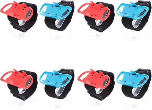 SOLUSTRE 8pcs Adjustable Game Controller Wrist Strap for Comfortable Elastic Band for Somatosensory Games Practical Accessory for Gaming Sessions in Saudi Arabia