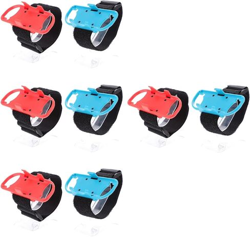 SOLUSTRE 8pcs Adjustable Game Controller Wrist Strap for Comfortable Elastic Band for Somatosensory Games Practical Accessory for Gaming Sessions in Saudi Arabia