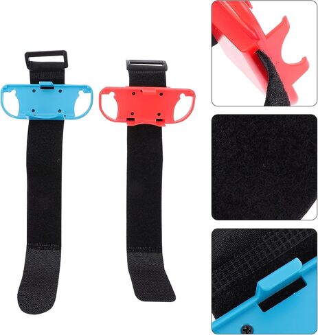 SOLUSTRE 8pcs Adjustable Game Controller Wrist Strap for Comfortable Elastic Band for Somatosensory Games Practical Accessory for Gaming Sessions in Saudi Arabia