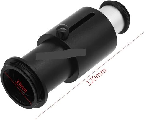 Industrial Telescope Lens, 33mm Stereo Trinocular Microscope Camera Adapter 25mm C Mount Industrial Digital Video Microscopio Aadapter Tube in Saudi Arabia