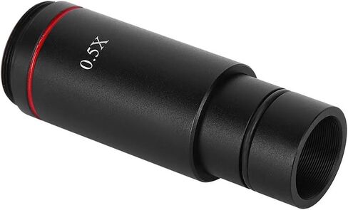 Industrial Telescope Lens, 0.5X Microscope Adapter Lens C Mount 25mm Electronic Eyepiece Reduction for CCD Camera in Saudi Arabia