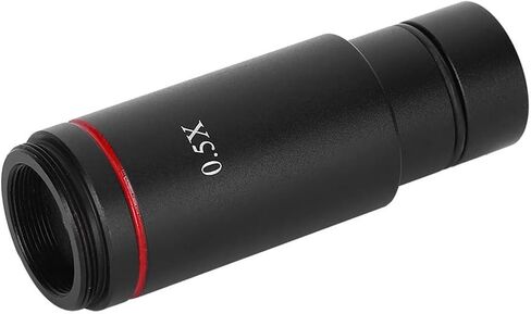 Industrial Telescope Lens, 0.5X Microscope Adapter Lens C Mount 25mm Electronic Eyepiece Reduction for CCD Camera in Saudi Arabia
