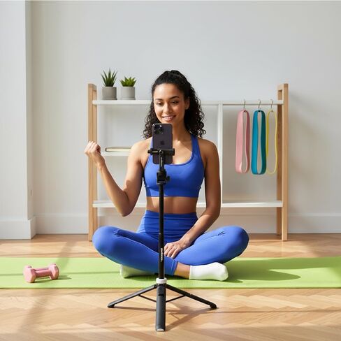 Audience 70" Phone Tripod & Selfie Stick, 3-in-1 Extendable Stand with Bluetooth Remote for iPhone & Android with Travel Bag in Saudi Arabia
