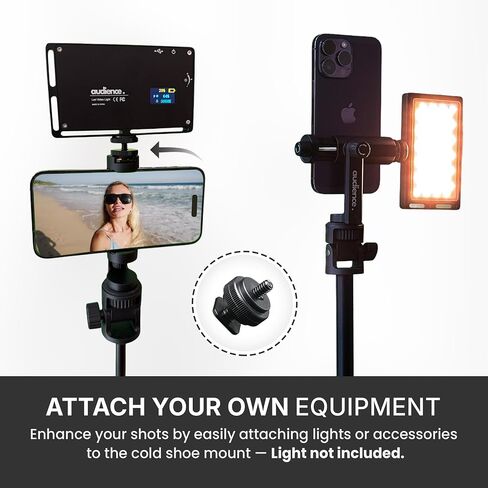 Audience 70" Phone Tripod & Selfie Stick, 3-in-1 Extendable Stand with Bluetooth Remote for iPhone & Android with Travel Bag in Saudi Arabia