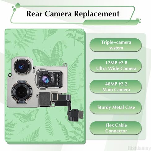 for iPhone 16 Pro Max Rear Camera Replacement 48MP HDR Photo OEM in Saudi Arabia