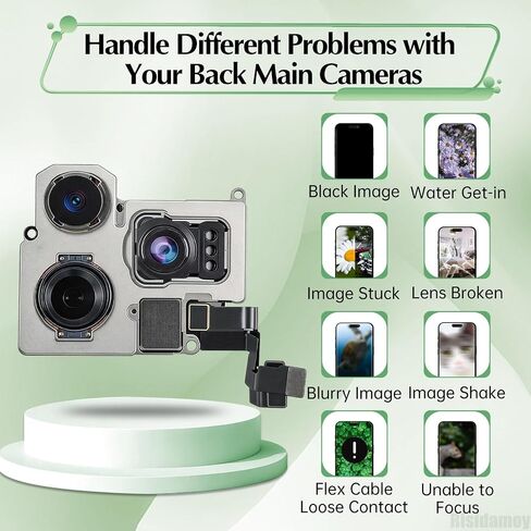 for iPhone 16 Pro Max Rear Camera Replacement 48MP HDR Photo OEM in Saudi Arabia