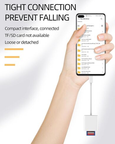 USB C to SD Micro SD Card Reader Adapter (2in1) for TF Memory Card for Apple for iPhone16 15 Pro for iPad Mac Compatible for Samsung Camera Android Laptop Compact Transfer Computer Type C Converter in Saudi Arabia