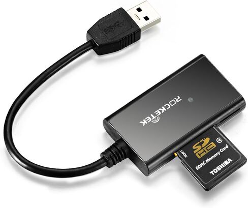 USB 3.0 Dual SD & Micro SD Card Reader, 4-Slot Memory Card Adapter in Saudi Arabia