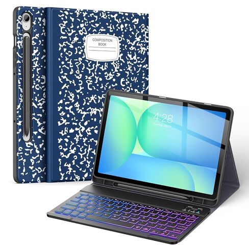 Supveco Keyboard Case for Samsung Galaxy Tab S10 FE/S10 Lite/S9 FE 10.9" in Kuwait