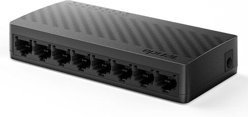 Tenda 8 Port Gigabit Ethernet Switch, Desktop Ethernet Splitter in Saudi Arabia