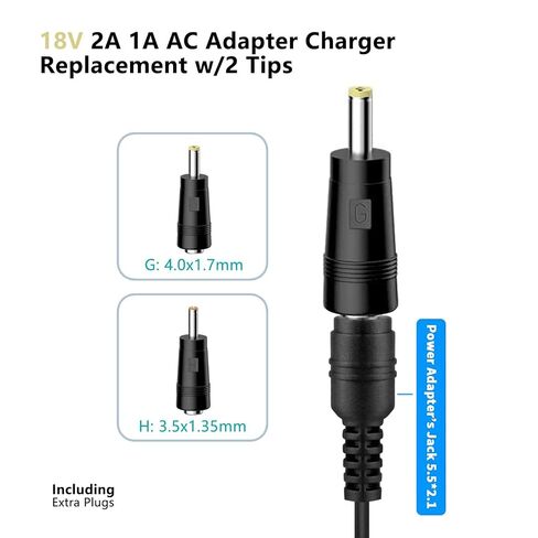 18V for Sharper Image Massage Gun Charger Compatible with Sharper Image Power Percussion 1011666 2437599 1013002 1012667 1013985 1013983 1014747(NOT for 27V), Professional Massage Guns Charger in Kuwait