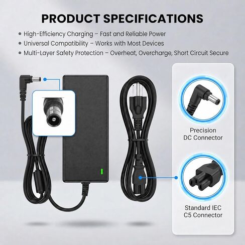24V Power Supply Charger for Samsung SoundBar HW-H370 HW-F350 HW-F335 HW-F355 HW-HM45 HW-HM45C HW-H450 HW-M550 HW-H750 HW-K550 HW-K551 HW-J7500 HW-K450 HW-H570 HW-K650 HW-F550 HW-F551 in Kuwait