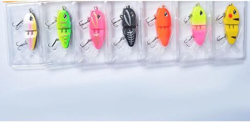 6 pcs Multi Jointed Glider Shad Swim Hard Bait Pike Musky Bass Slider Fish Tackle Soft Tails Glide Slow Sinking Fishing Lures in Saudi Arabia