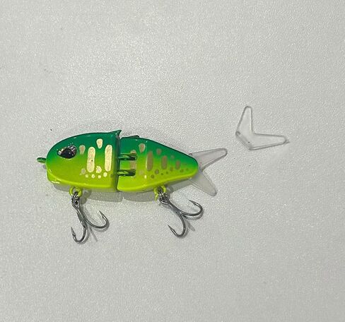 6 pcs Multi Jointed Glider Shad Swim Hard Bait Pike Musky Bass Slider Fish Tackle Soft Tails Glide Slow Sinking Fishing Lures in Saudi Arabia