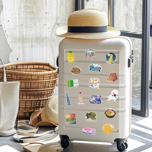 200PCS South Korea Stickers, Korean Travel Vinyl Decals in Kuwait