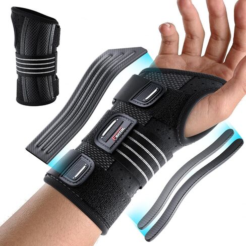 FEATOL Lightweight 60g Wrist Brace for Carpal Tunnel, Day Support Women Men in Saudi Arabia