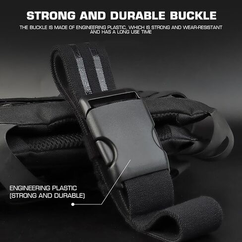 Adjustable Tactical Leg Strap for Holster, Nylon Elastic Thigh Belt for Women/Men, Drop Leg Hanger with Quick-Release Buckle for Games, Outdoors and Cosplay Costume Accessory, Black in Kuwait