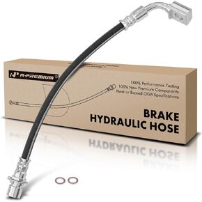 A-Premium Rear Passenger Brake Hydraulic Hose Compatible with Cadillac Models - CTS 2008 2009 2010 2011 2012 2013