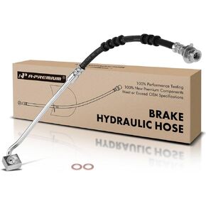 A-Premium Front Driver Brake Hydraulic Oil Hose Compatible with Select Dodge Models - Dakota 1992 1993 1994 1995 1996, RWD -Replace# 52007937