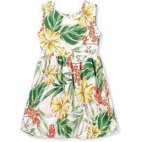 Girls Sleeveless Summer Boho Floral Midi Dress Casual Beach Hawaiian Party Sundress
