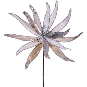 Vickerman 24" Bugundy Metallic and Frosted Glitter Papyrus, 2 per Bag.
