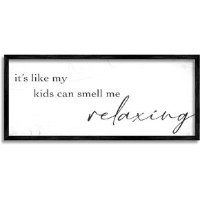 Stupell Industries Funny Parenting Typography Phrase Marbled Pattern Framed Wall Art, Design By Daphne Polselli