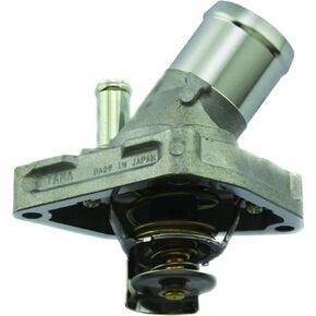 منظم حرارة سائل تبريد المحرك AISIN THN-007 مع غطاء - متوافق مع مجموعة مختارة من Infiniti FX35، G35، M35 Nissan Frontier، NV1500، NV2500، NV3500، Pathfinder، Xterra