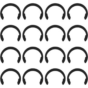 16pcs Retaining Clip Rings Compatible with Cricut Maker/Explore Air, Rubber Roller Replacement Parts Rubber Roller Resolution for Cricut Maker/Explore Air