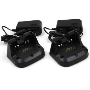 (2-Pack) BC-202 Rapid Charger for ICOM ID-31A ID-31E ID-51A ID-51E Radio BP-271/BP-272 Battery Charger Two Way Radio in Saudi Arabia