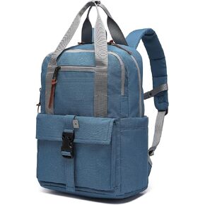 SUNNY BIRD 18L Casual Daypack, Lightweight and Travel Friendly Laptop Backpack for Women, Men and Adult, Fits 14 Inch Laptop (Arctic Blue, Medium)