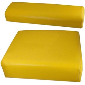 2 Piece Yellow Seat Fits John Deere A B D G R 50 60 70 520 530 620 630 720